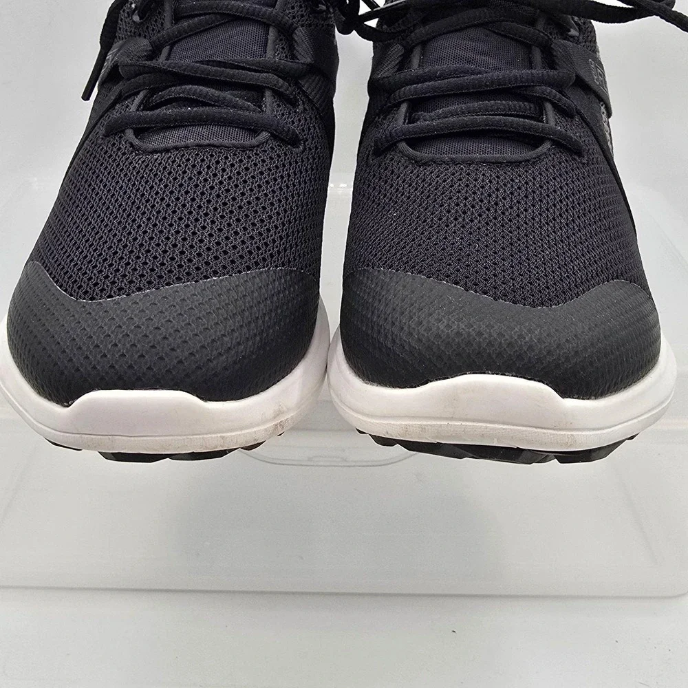 FootJoy FJ Flex Shoes Womens Size 7.5 Black Mesh Lace Up Golf Sneakers 95728